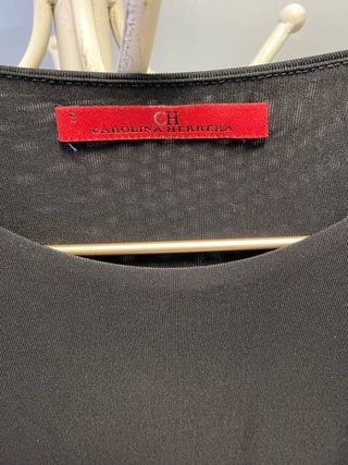 Vestido Punto Carolina Herrera Negro