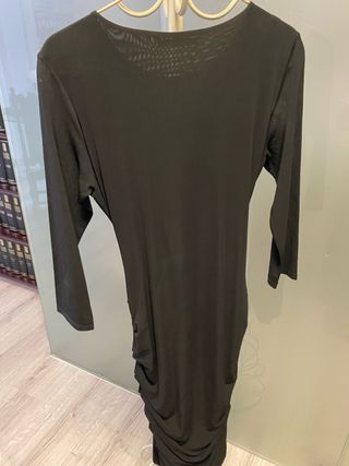 Vestido Punto Carolina Herrera Negro