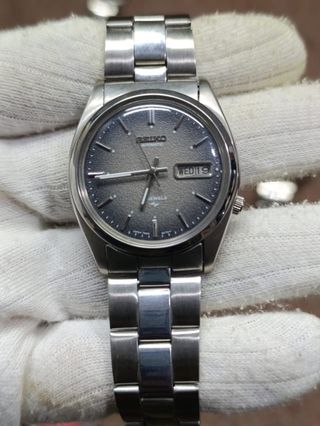 Seiko Automatico Grigio Texturizzato