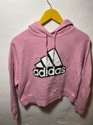 Sudadera Adidas Rosa Crop Top