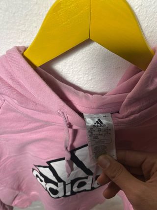 Sudadera Adidas Rosa Crop Top