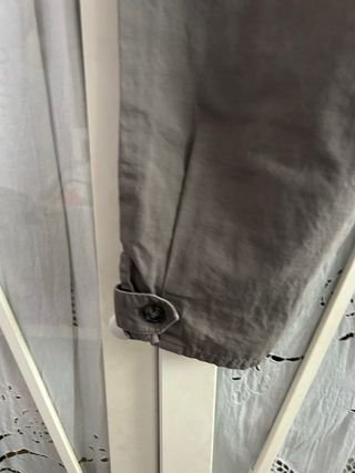 Pantalón capri Massimo Dutti gris