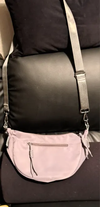 Borsetta impermeabile grigio perla