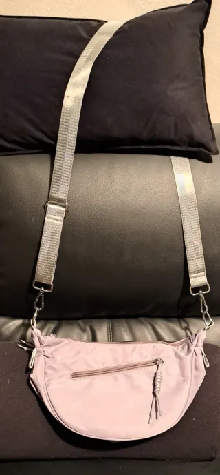 Borsetta impermeabile grigio perla