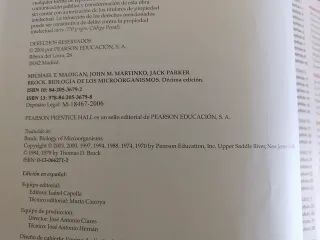 Brock, Biologia de Los Microorganismos, 10 edic...