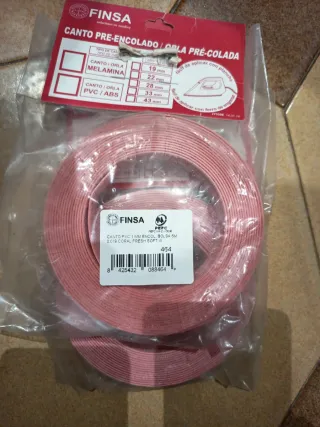 Canto PVC preencolado Finsa Coral Fresh