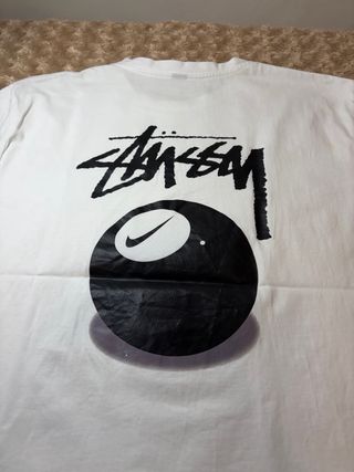 Camiseta Stüssy 8 Ball Blanca