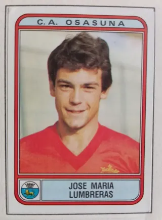 CLUB ATLÉTICO OSASUNA CROMOS RECORTADOS FÚTBOL 82