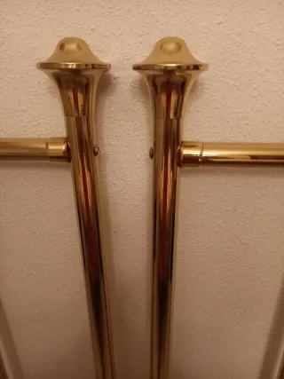 Cabeceros dorados antiguos cama 90