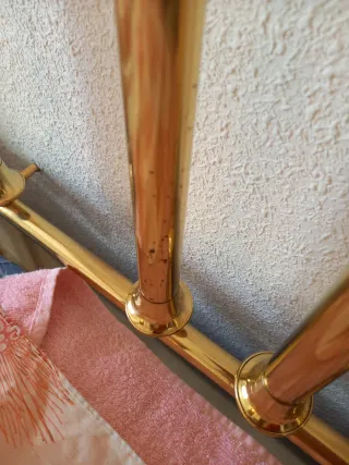 Cabeceros dorados antiguos cama 90