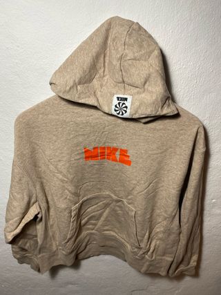 Sudadera Nike Beige y Naranja