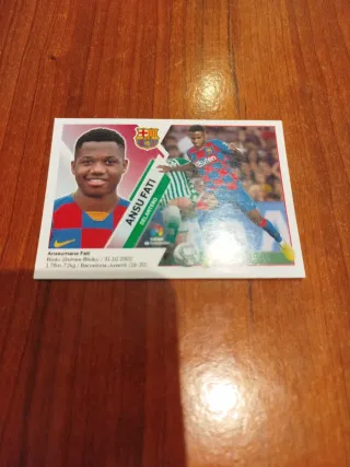 Coloca Ansu Fati Liga Este 19 20 Rookie. Nuevo