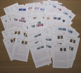 Bollettini illustrativi con annulli 1966/67