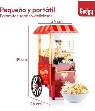 Máquina de Palomitas Estilo Vintage