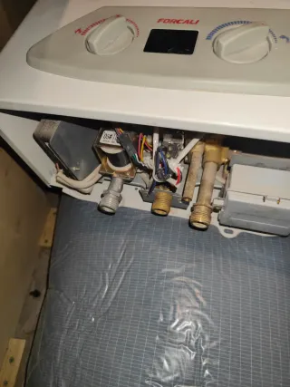 Caldera de gas Forcali blanca