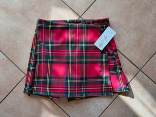 Minigonna pantaloncino scozzese
