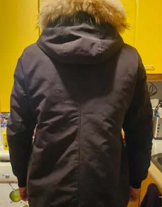 **Abrigo Canada Goose T M con capucha y piel