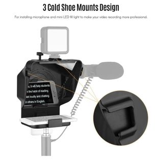 Teleprompter para Creadores de Contenido con mando