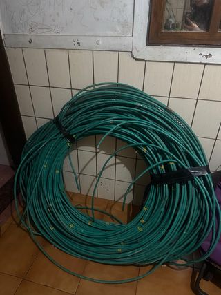 Cable 100 metros 4+25 de alominio nefrogo