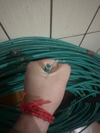 Cable 100 metros 4+25 de alominio nefrogo