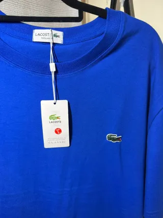 Camiseta Lacoste Azul Talla L
