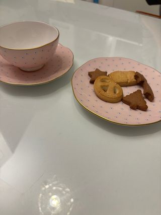 Coppia di set da tè inglesi