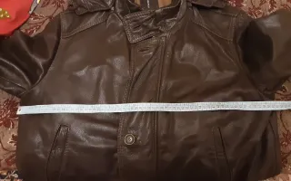 Giaccone uomo vera pelle Combipel marrone