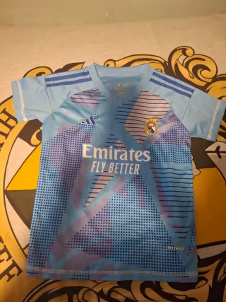 Equipación Real Madrid Adidas Azul/Morado Talla XS