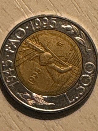 500 Lire San Marino 1995