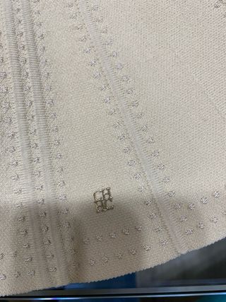 Jersey Carolina Herrera Beige Punto