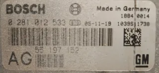 Centralita GM BOSCH Opel 281012533