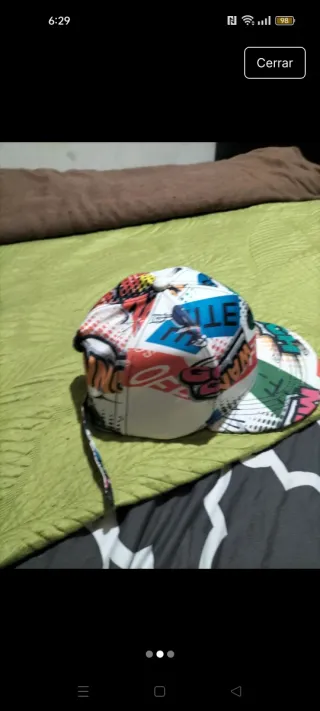 Gorra estilo urbano multicolor