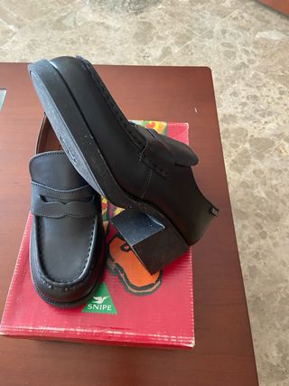 Mocasines Snipe Negros Talla 36