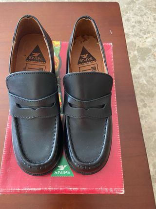Mocasines Snipe Negros Talla 36