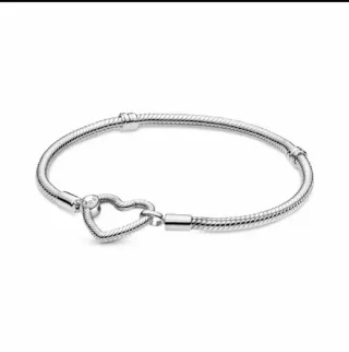 Pulsera Pandora Cierre Corazón Plata 925