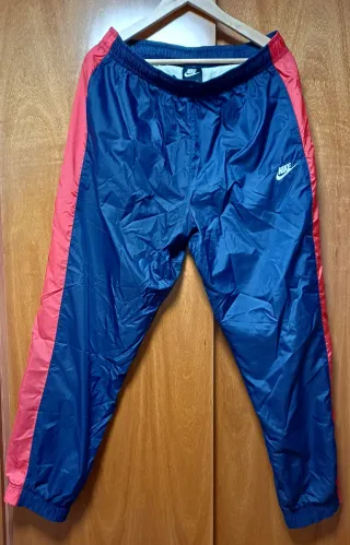 Pantalón Nike Talla XL Azul/Rojo
