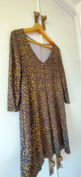 Vestido estampado leopardo Pull&Bear