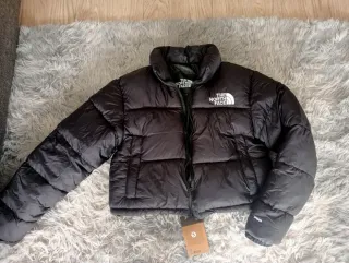 Plumífero corto negro Talla S