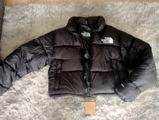 Plumífero corto negro Talla S