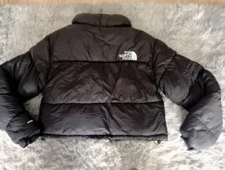 Plumífero corto negro Talla S