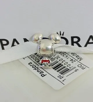 Pandora Charm Mickey Mouse Pantalones Rojos.