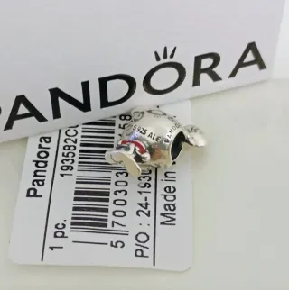 Pandora Charm Mickey Mouse Pantalones Rojos.