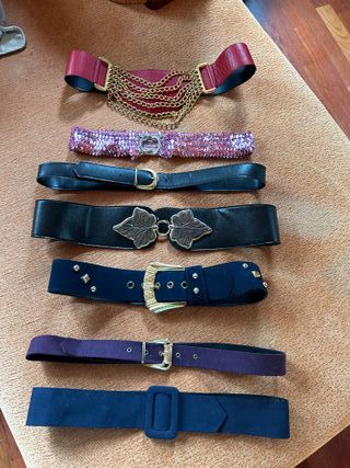 CINTURONES DE MUJER VINTAGE ORIGINALES AÑOS 80