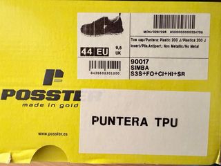 Zapatos de seguridad POSSTER talla 44 NUEVOS