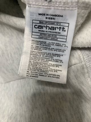 Jersey Carhartt Gris