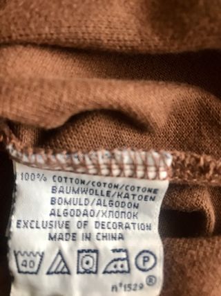 Polo Ralph Lauren S Marrón Logo Azul