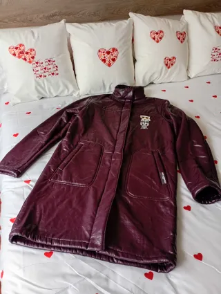 Abrigo Karl Lagerfeld Morado