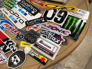 Lote Pegatinas Motos Carreras