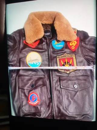 Chaqueta de piel Reed Top Gun M