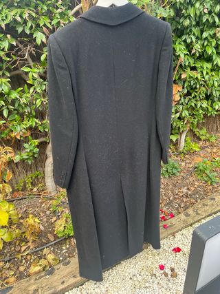 Abrigo Burberrys negro señora forrado auténtico